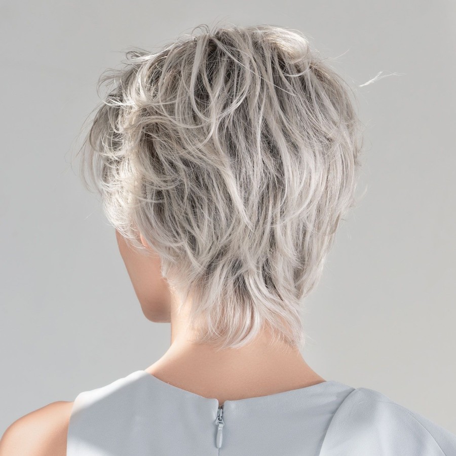 Satin - Silver Blonde Rooted