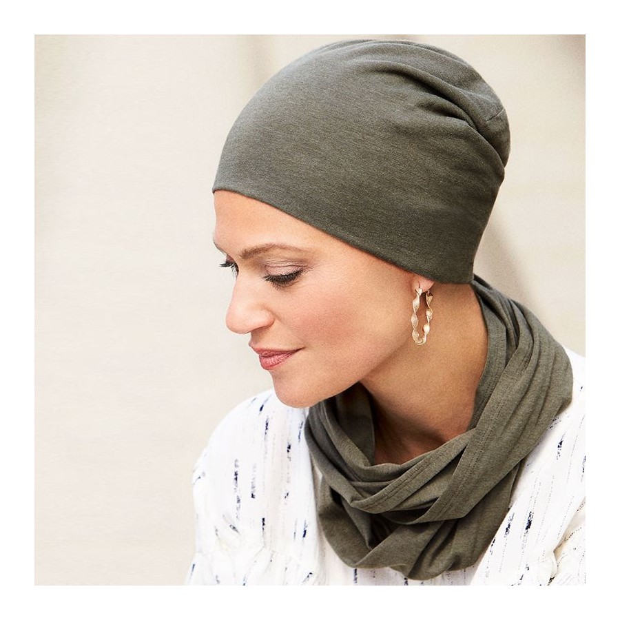 Style 980 Beanie With Loop | Olive Green